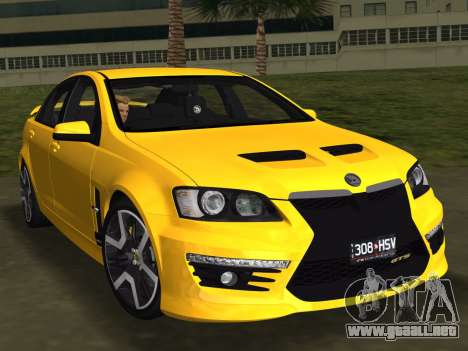 Holden HSV GTS 2011 para GTA Vice City