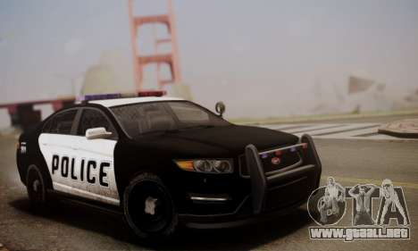 Vapid Police Interceptor from GTA V para GTA San Andreas