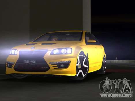 Holden HSV GTS 2011 para GTA Vice City