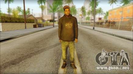 New Grove Street Family Skin v2 para GTA San Andreas