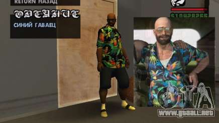 Camisa hawaiana como max Payne para GTA San Andreas