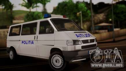 Volkswagen Caravelle Politia para GTA San Andreas