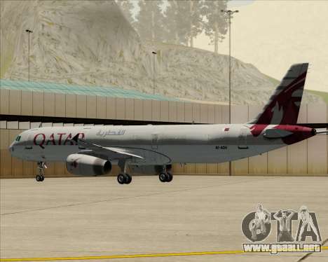 Airbus A321-200 Qatar Airways para GTA San Andreas