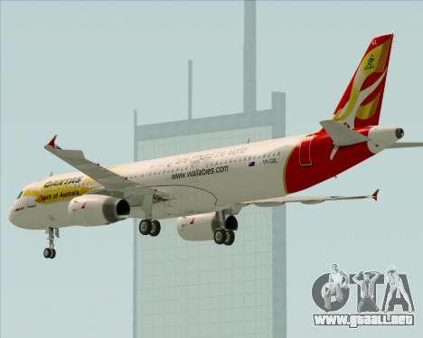 Airbus A321-200 Qantas (Wallabies Livery) para GTA San Andreas