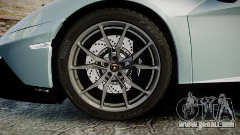 Lamborghini Aventador 50th Anniversary Roadster para GTA 4