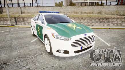 Ford Mondeo 2014 Guardia Civil Cops [ELS] para GTA 4