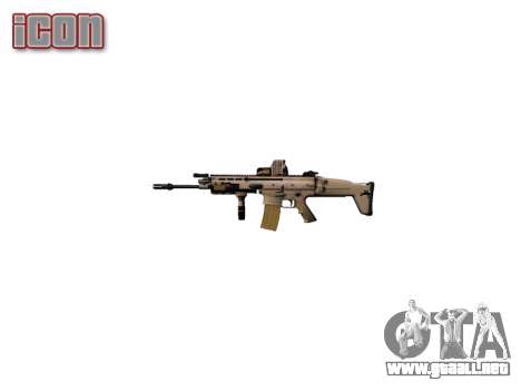 Máquina FN CICATRIZ-L Mc 16 icon2 para GTA 4