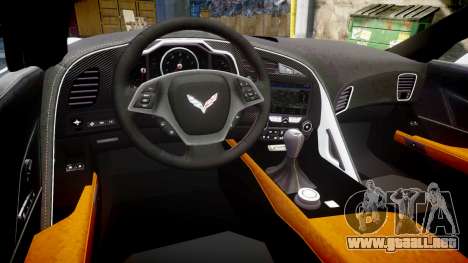 Chevrolet Corvette Z06 2015 TireMi2 para GTA 4