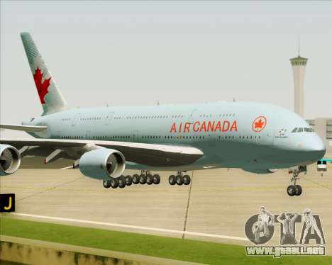 Airbus A380-800 Air Canada para GTA San Andreas