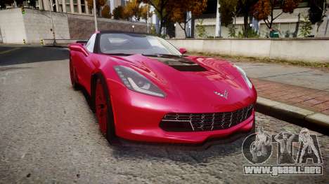 Chevrolet Corvette Z06 2015 TireMi2 para GTA 4