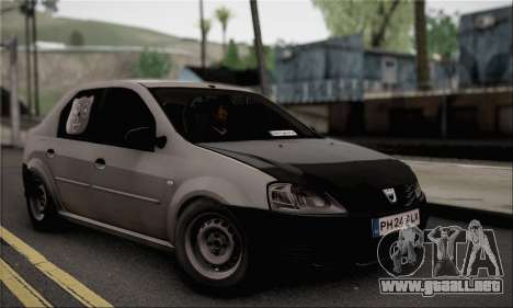 Dacia Logan 2009 para GTA San Andreas