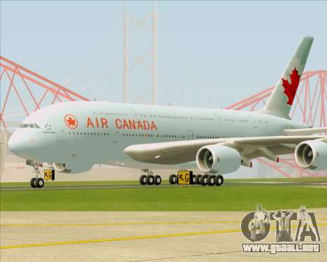 Airbus A380-800 Air Canada para GTA San Andreas