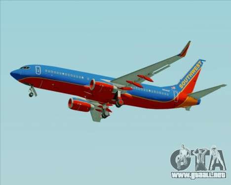 Boeing 737-800 Southwest Airlines para GTA San Andreas