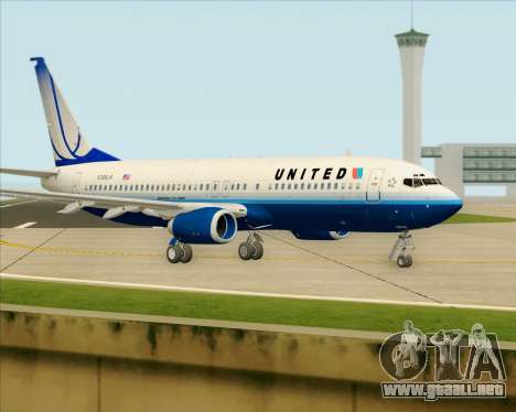 Boeing 737-800 United Airlines para GTA San Andreas