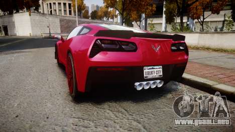 Chevrolet Corvette Z06 2015 TireMi2 para GTA 4