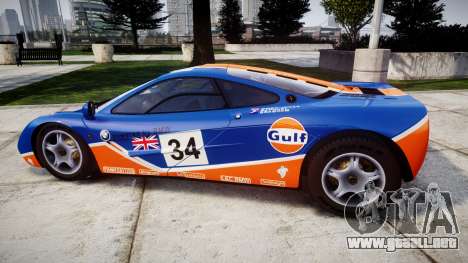 McLaren F1 1993 [EPM] Gulf 34 para GTA 4