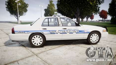Ford Crown Victoria [ELS] Liberty County Sheriff para GTA 4