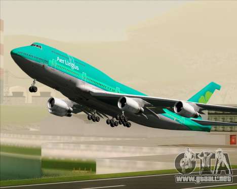 Boeing 747-400 Aer Lingus para GTA San Andreas