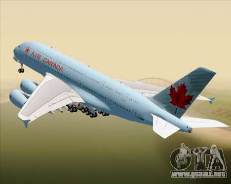 Airbus A380-800 Air Canada para GTA San Andreas