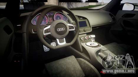 Audi R8 plus 2013 Wald rims para GTA 4