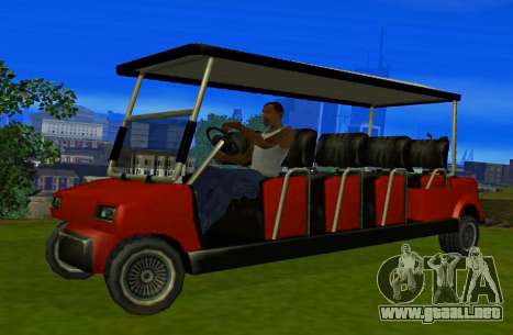 Caddy Restyle para GTA San Andreas