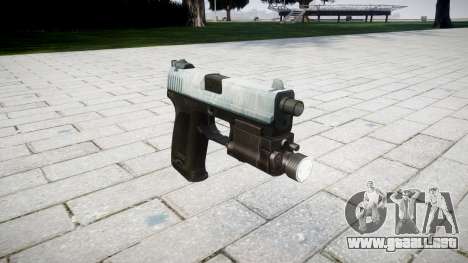 La pistola HK USP 45 de hielo para GTA 4