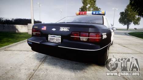 Chevrolet Caprice 1991 LAPD [ELS] Patrol para GTA 4