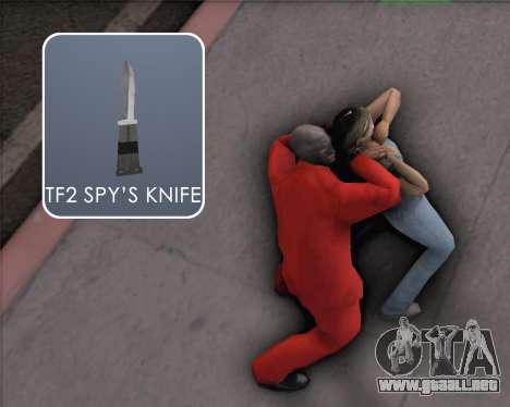 TF2 Spy Butterfly Knife para GTA San Andreas