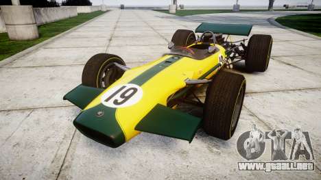 Lotus Type 49 1967 [RIV] PJ19-20 para GTA 4