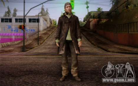 Aiden Pearce from Watch Dogs v8 para GTA San Andreas