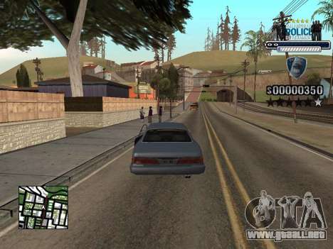 Police HUD para GTA San Andreas