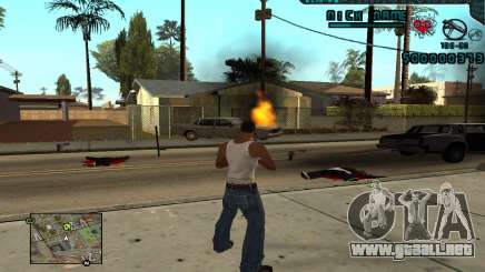 C-HUD Rifa Gang para GTA San Andreas