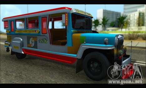 Jeepney Legacy para GTA San Andreas
