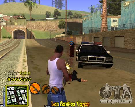 C-HUD Vagos Gang para GTA San Andreas