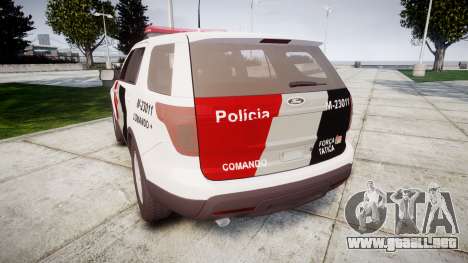 Ford Explorer 2013 Police Forca Tatica [ELS] para GTA 4