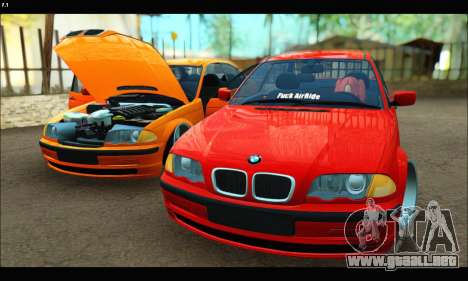BMW e46 Sedan para GTA San Andreas