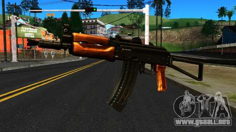 Brillante AKS-74U v1 para GTA San Andreas