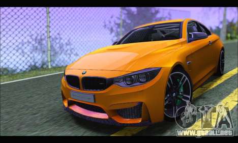 BMW M4 F80 Coupe 1.0 2014 para GTA San Andreas