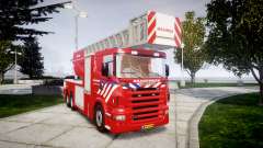 Scania R580 Dutch Fireladder [ELS] para GTA 4