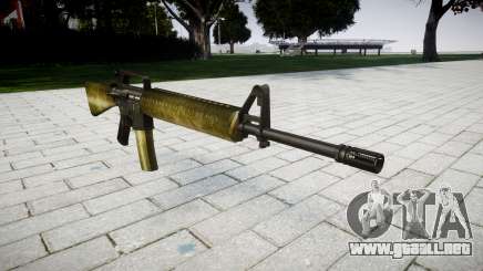 El rifle M16A2 de oliva para GTA 4