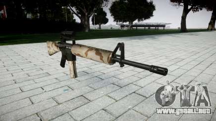 El rifle M16A2 [óptica] sahara para GTA 4