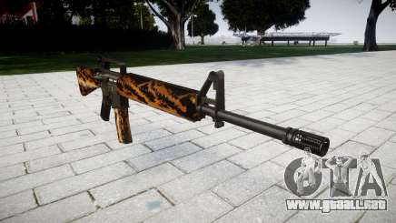 El rifle M16A2 tigre para GTA 4