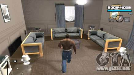 Blue C-HUD para GTA San Andreas