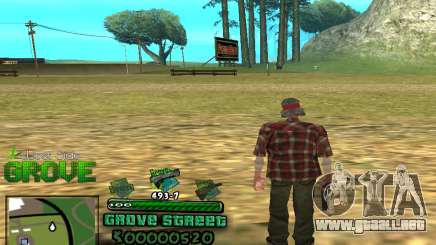 C-HUD Groove para GTA San Andreas