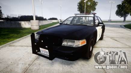 Ford Crown Victoria Highway Patrol [ELS] Liberty para GTA 4