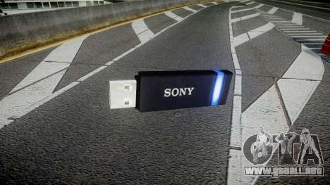 Unidad flash USB de Sony azul para GTA 4