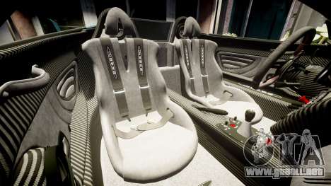 Pagani Zonda Cinque Roadster 2010 para GTA 4