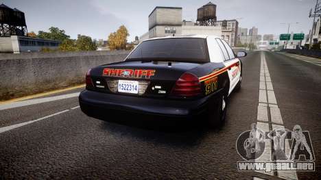 Ford Crown Victoria Sheriff [ELS] rims1 para GTA 4