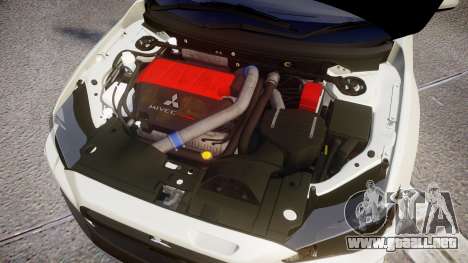 Mitsubishi Lancer Evolution X FQ400 para GTA 4