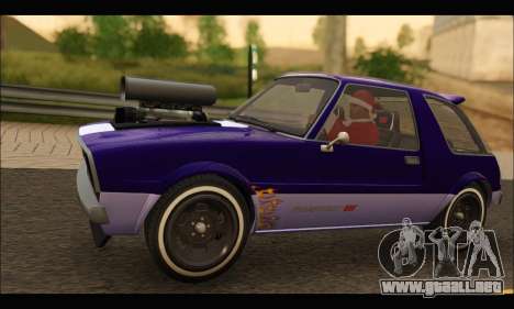 Declasse Rhapsody v2 (Fixed Extra) (GTA V) para GTA San Andreas